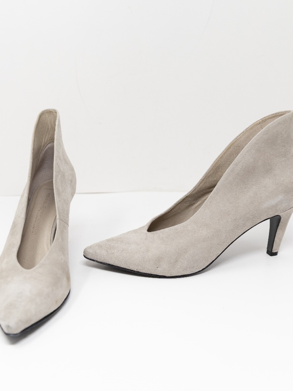 Kennel & Schmenger Miley Genuine Suede Pointed Toe Slip On Heels Shoes Ombra 9